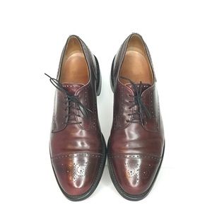 Allen Edmonds Lexington Burgundy Oxfords Size 12
